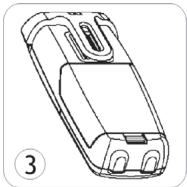 ALCATEL-LUCENT 300 DECT HANDSET - - Mettre en place la batterie - 3