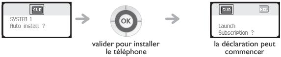 ALCATEL-LUCENT 300 DECT HANDSET - Déclarer le téléphone sur un système lors de la première mise en route - 1