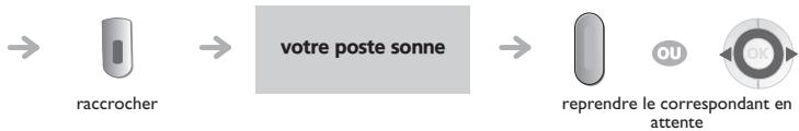 ALCATEL-LUCENT 300 DECT HANDSET - Reprise du correspondant en attente - 1