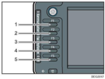 RICOH AFICIO MP6002SP - Funktionstasten konfigurieren - 2
