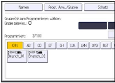 RICOH AFICIO MP6002SP - Entfernen einer Gruppe innerhalb einer anderen Gruppe - 2