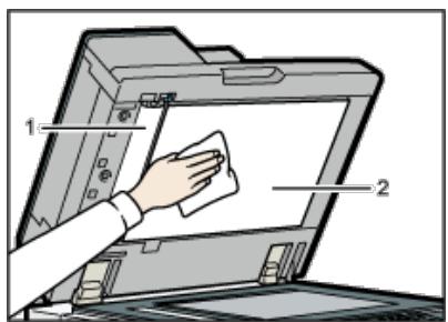 RICOH AFICIO MP6002SP - Reinigung des Automatischen Vorlageneinzugs (ADF) - 2