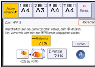 RICOH AFICIO MP6002SP - Richtungsabhängige Vergroßerung (%) - 4