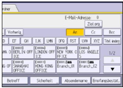 RICOH AFICIO MP6002SP - Einen Absender aus der Listeauswahlen - 3
