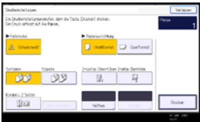 RICOH AFICIO MP6002SP - Webseiten über das Bedienfeld-Display drucken - 3