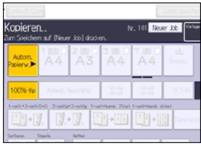 RICOH AFICIO MP6002SP - Verwendung von Job-Voreinstellung in Connect Copy - 2