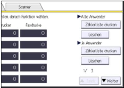 RICOH AFICIO MP6002SP - Ausdrucken der Zähler für jeder Anwender - 2