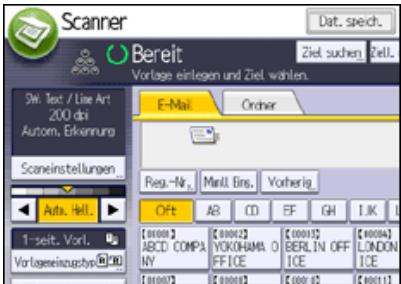 RICOH AFICIO MP6002SP - Allgemeine Vorgehensweise beim Versenden von Scandateien per E-Mail - 4