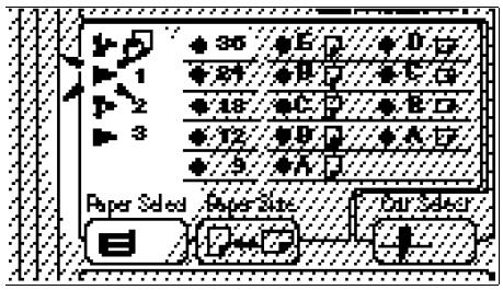 RICOH FW 870 - PAPER TYPE/ROLL WIDTH ENTRY FUNCTION - 1