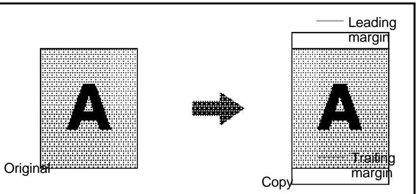 RICOH FW 870 - Setting a Leading/Trailing Edge Margin - 1