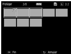 RICOH GR-II - Activation simultanée de la protection pour plusieurs fichiers - 1