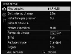 RICOH GR-II - Appuyez sur la touche menu/ok. - 1