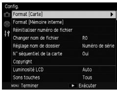 RICOH GR-II - Menu [config.] - 1