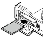 RICOH GR-II - Insertion de la batterie et d'une carte mémoire - 2
