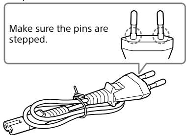SONY FMP X5 - On supplied AC power cords - 4