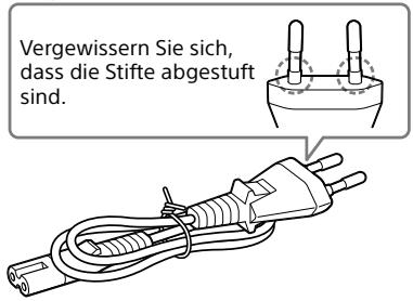 SONY FMP X5 - Mitgelieferte Netzkabel - 4