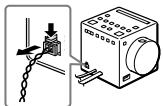 SONY ICF-C1PJ - Retrait de l'antenne cadre AM - 1