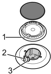 SMEG VICTORIA - Correct position for flame-spreader crowns and burner caps - 1