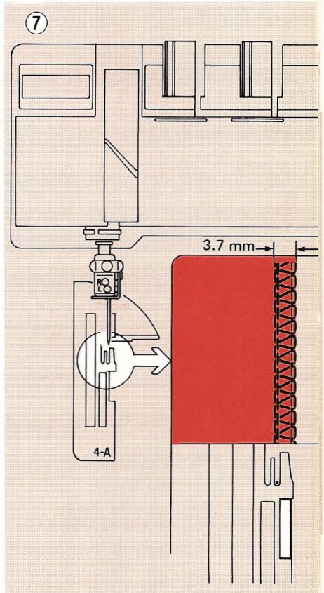 ELNA LOCK PRO 4 DC - Réglage de la pression du pied presse-étoffe - 6