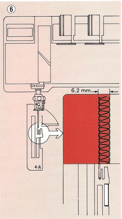 ELNA LOCK PRO 4 DC - Réglage de la pression du pied presse-étoffe - 5