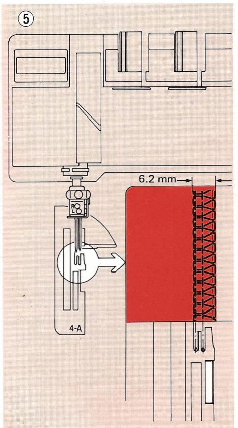 ELNA LOCK PRO 4 DC - Réglage de la pression du pied presse-étoffe - 4