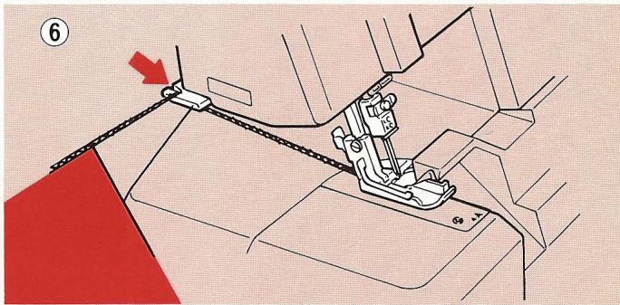ELNA LOCK PRO 4 DC - Changement de fils - 4
