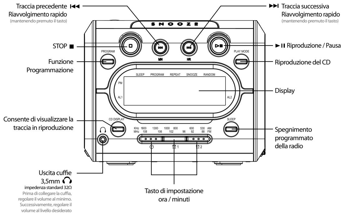 METRONIC RADIO REVEIL CD - Sauvegarde de l'heure - 2