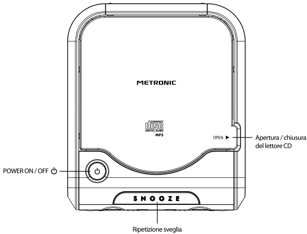 METRONIC RADIO REVEIL CD - Sauvegarde de l'heure - 1