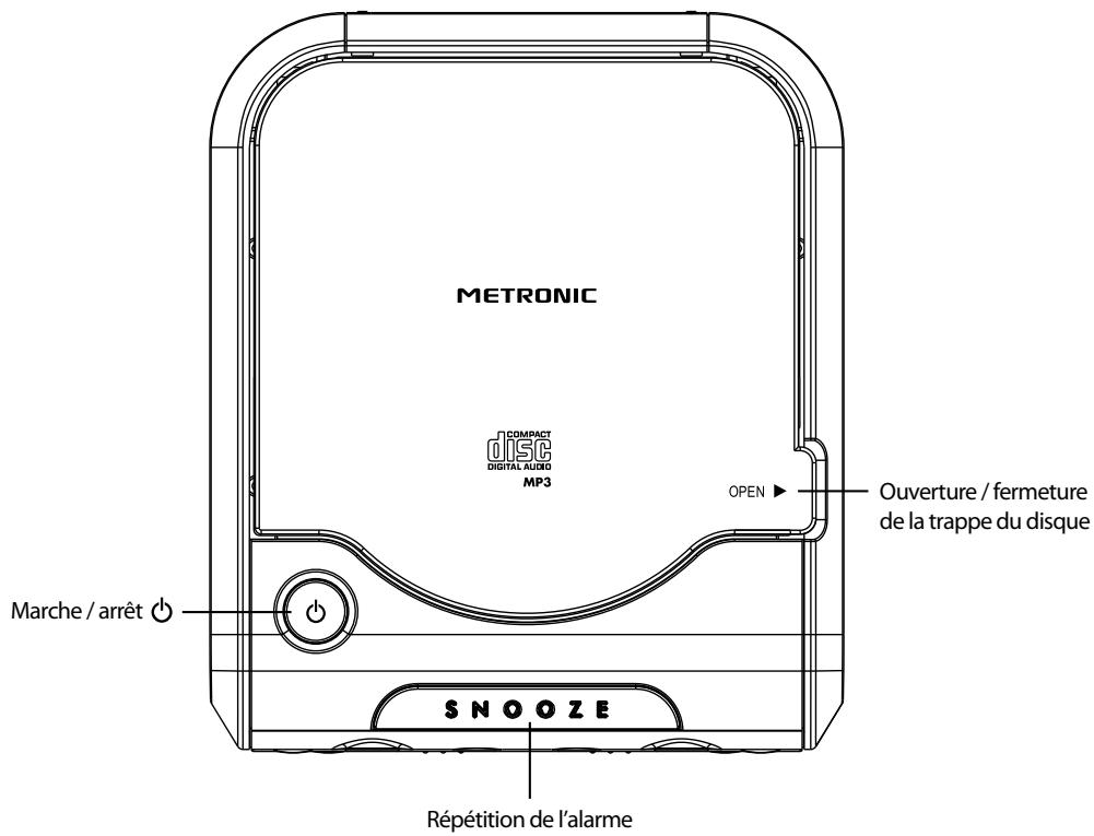 METRONIC RADIO REVEIL CD - 2