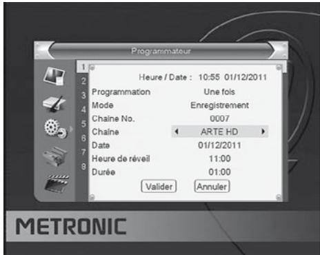 METRONIC ZAPBOX HD-Z3 IP - Arrêt de la lecture : - 1