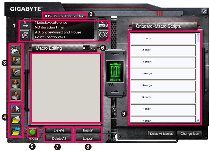 GIGABYTE AIVIA K8100 M6980X - Editor Macro - 1
