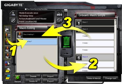 GIGABYTE AIVIA K8100 M6980X - Editor Macro - 2