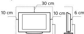 SONY KDL32RD430 - Installatie op de standard - 1