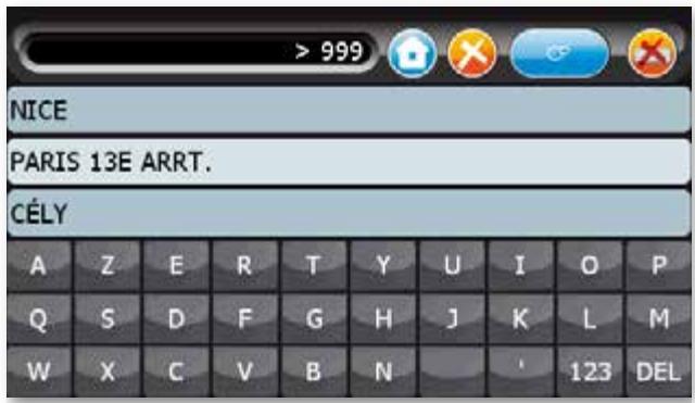 TAKARA GP 96 - Définir une adresse postale comme destination - 2