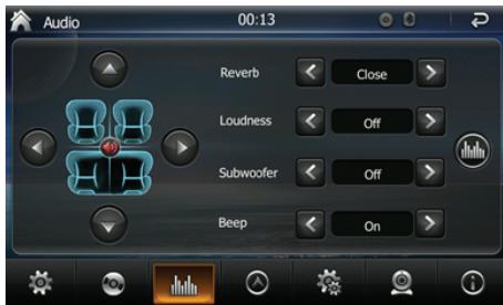 TAKARA GPV1827BT - Reglages AUDIO - menu 3 - 2