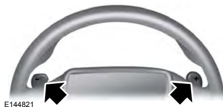 FORD FOCUS 2018 - Si le volant de direction est équipé de manettes : - 1