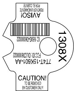 FORD FOCUS 2018 - TÉLÉCOMMANDE- VÉHICULES   AVEC : TÉLÉCOMMANDE DE   CLÉ INTÉGRée - 2