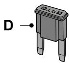 FORD FOCUS 2018 - Types de fusibles - 4