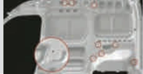 FORD TRANSIT CONNECT 2011 - Points de fixation - 1