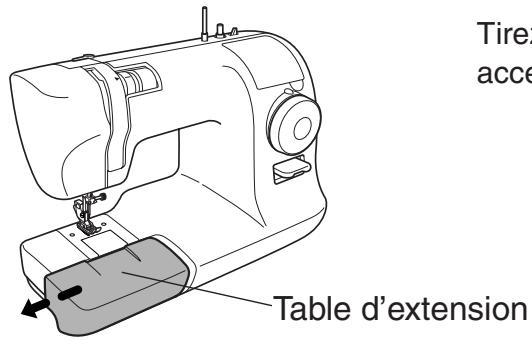TOYOTA ERGONOMIC DESIGN - - Retrait de la table d'extension - 1