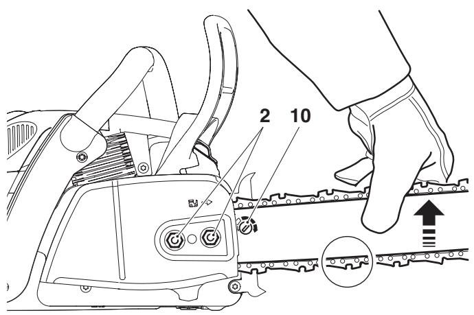 MAKITA PS420 - Retendre la chaine - 1