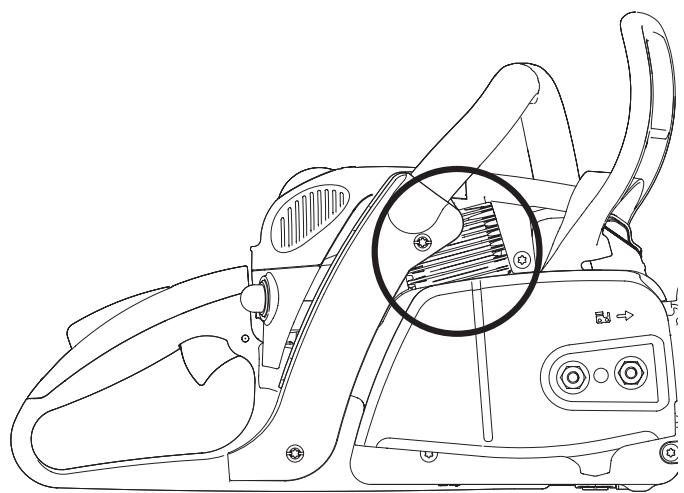 MAKITA PS420 - Nettoyage du compartment du filtré à air / du compartment du ventilateur - 6