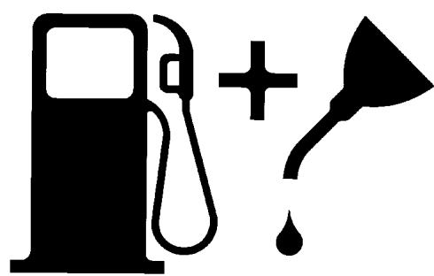 MCCULLOCH ASB3206 - 4-3. SIMBOLOS DE COMBUSTIBLE Y LUBRICACION - 1
