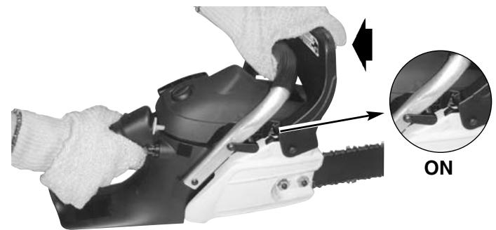 MCCULLOCH MCC1840BK-CA - To Test CHAIN BRAKE: - 1