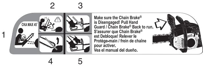 MCCULLOCH MCC1840BK-CA - RECOMMENDED - 1