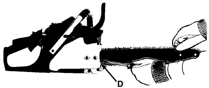 MCCULLOCH MCC1840BK-CA - TO ADJUST SAW CHAIN: - 1