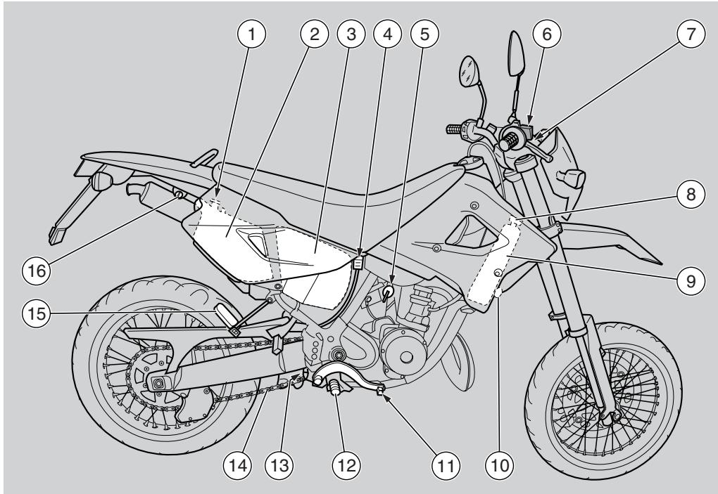 APRILIA MX125 - vitesse - 1