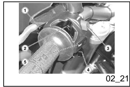 APRILIA RXV550 - Activation verrou de direction (02_20) - 1