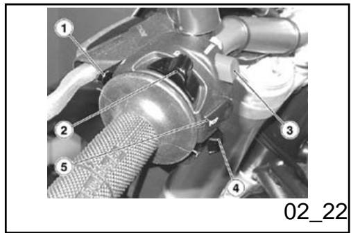 APRILIA RXV550 - Activation verrou de direction (02_20) - 2