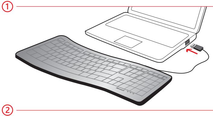 MICROSOFT COMFORT CURVE DESKTOP 3000,  COMFORT CURVE KEYBOARD 3000 - 3